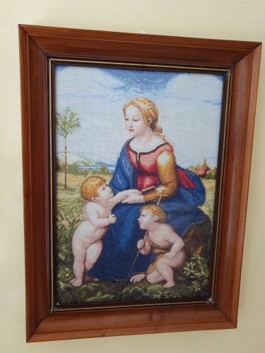The Lovely Gardener/Madonna and Child with Saint John the Baptist